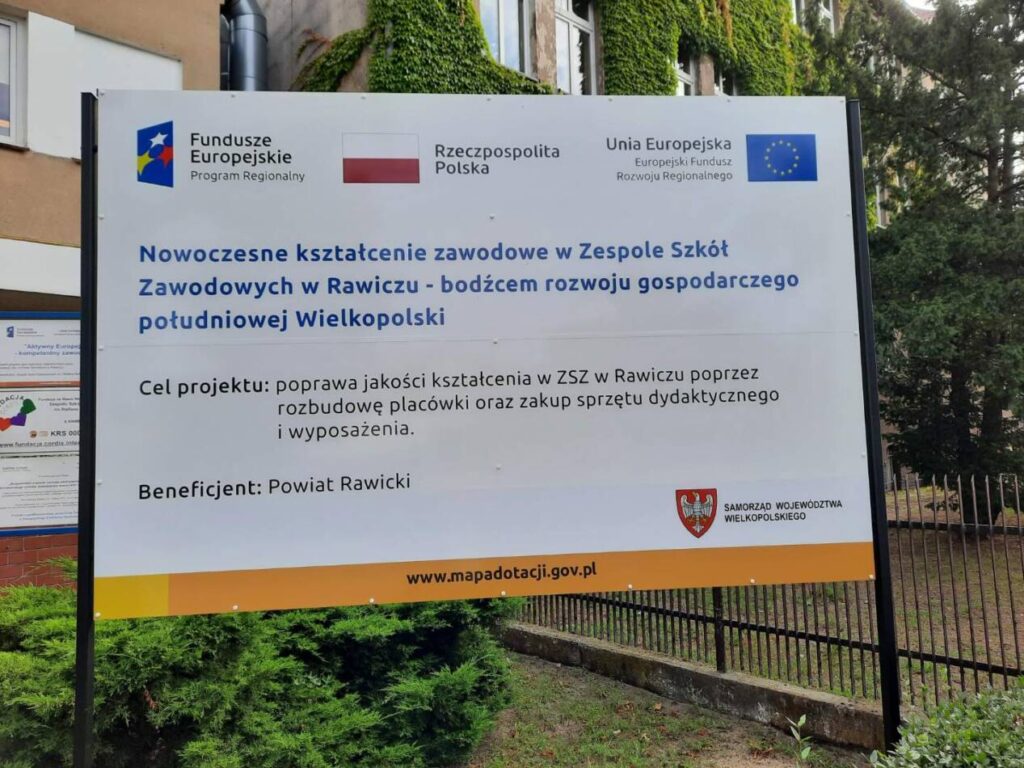 Nowoczesne kształcenie zawodowe w Zespole Szkół Zawodowych w Rawiczu - bodźcem rozwoju gospodarczego południowej Wielkopolski