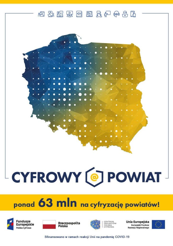 Cyfrowy Powiat - plakat