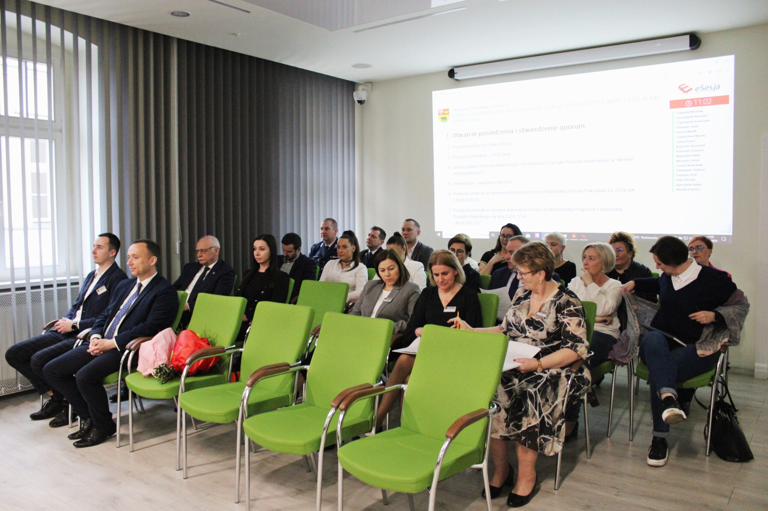 LXVIII Sesja Rady Powiatu Rawickiego.