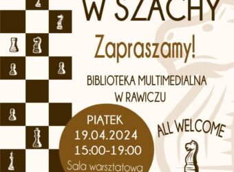 Turniej szachowy - plakat