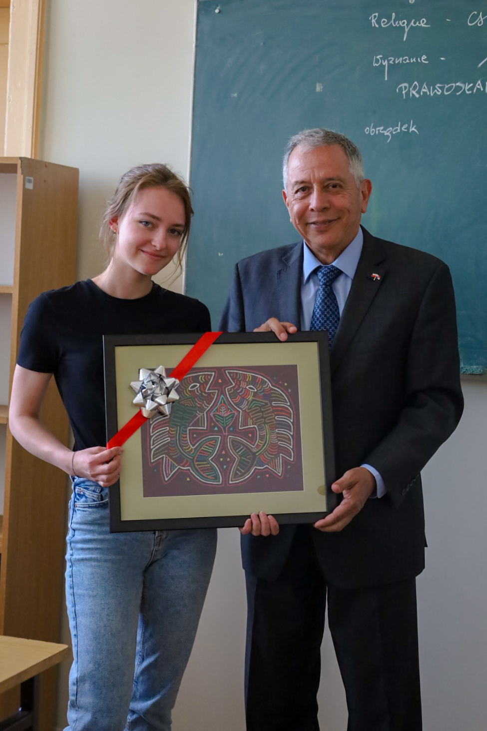 Ambasador Panamy gościem ZSPT CKU w Bojanowie