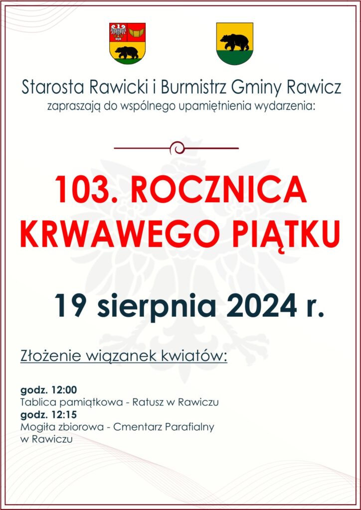 103. rocznica Krwawego piątku