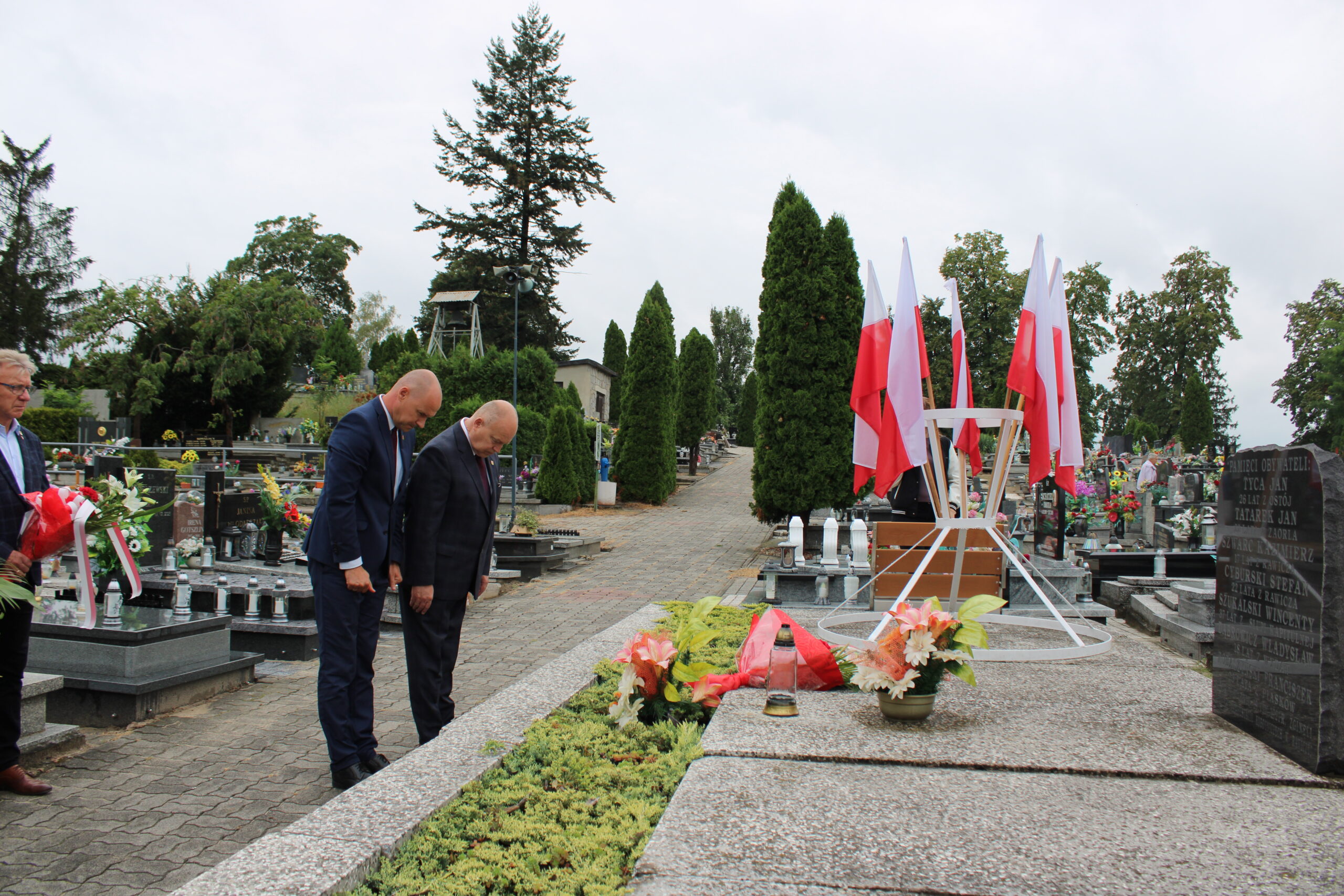 Zdjęcie z upamiętnienia ofiary protestów robotniczych