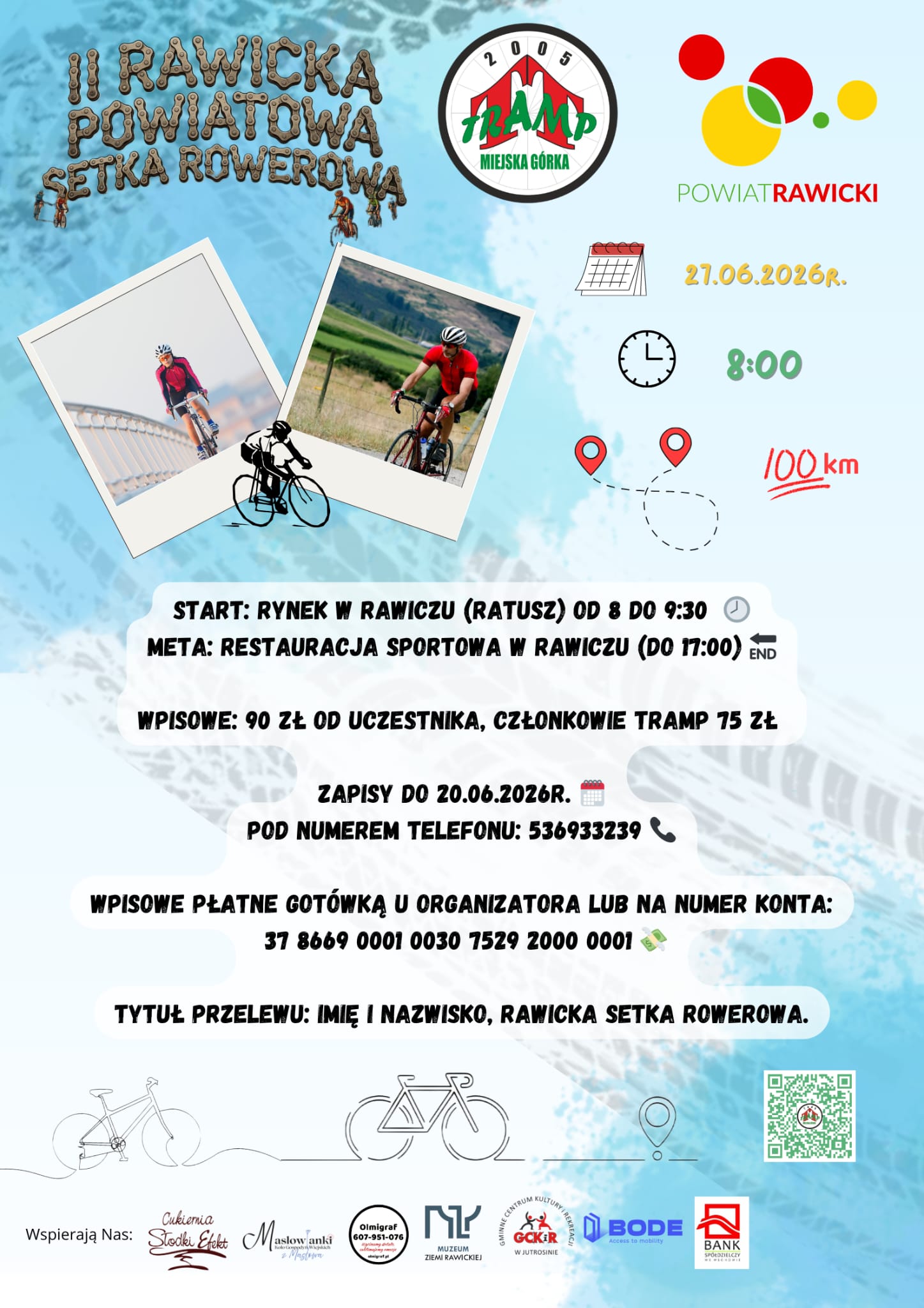II Powiatowa Rawicka Setka Rowerowa